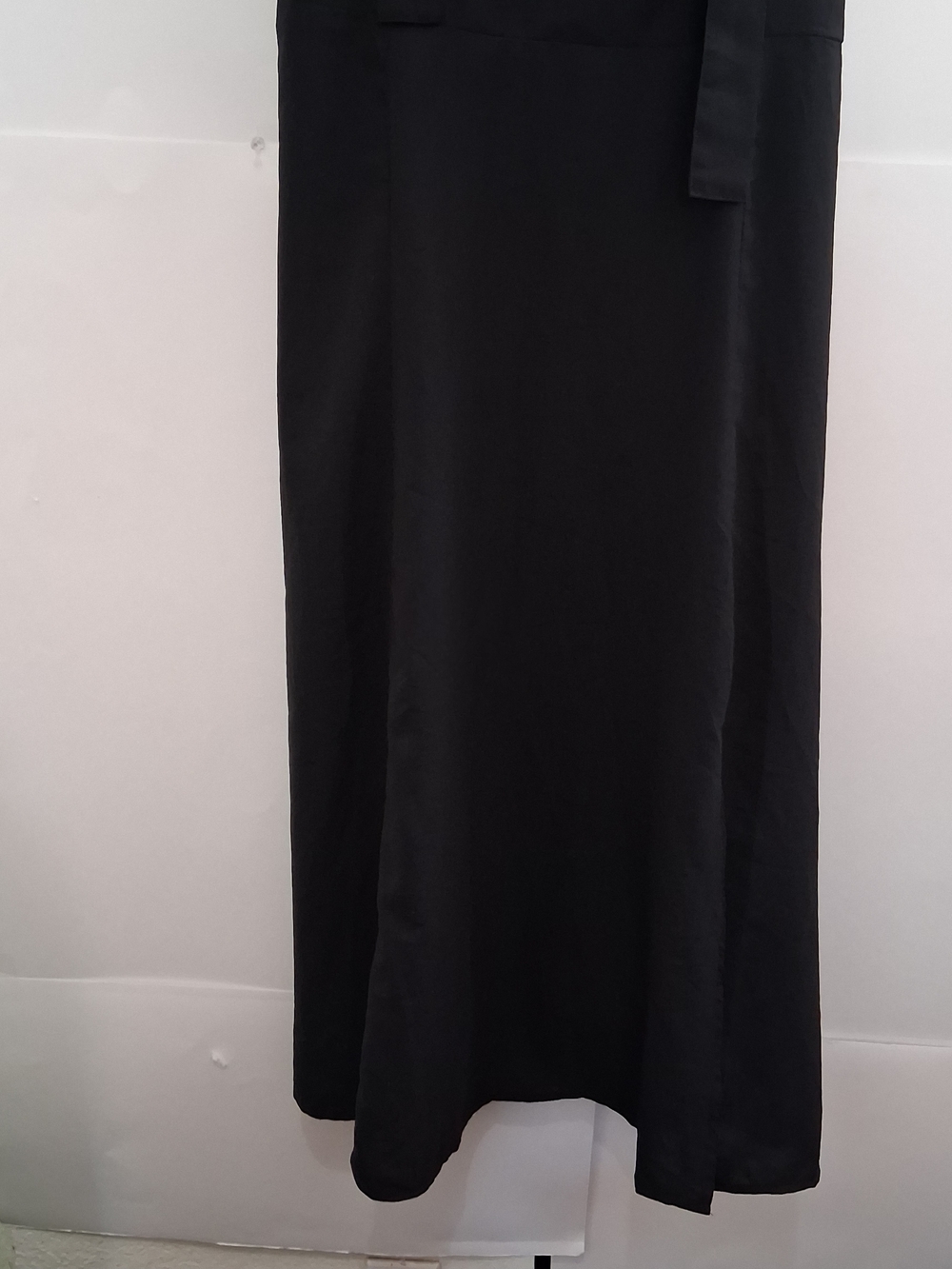 SHEIN P2p 20.5in Black Tie-Shoulder Maxi Dress Size Fit Large - Picture 4 of 8